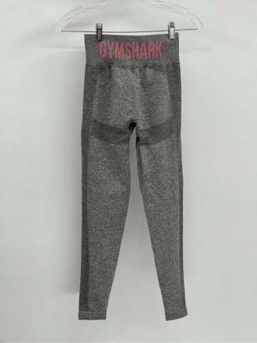 Gymshark Leggings Women Size Small Gray Pink High Rise - Picture 1 of 10