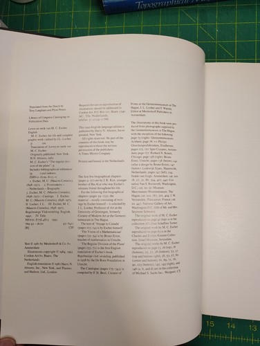 M.C. Escher: His Life and Complete Graphic Works Abradale 1992 Like New - Picture 9 of 13