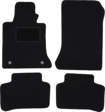 Schwarze Velours-Fußmatten für: Mercedes GLK X204 SUV (2008-2015)