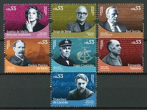 Portugal-2019-MNH-Portuguese-Historical-Figures-7v-Set-Famous-People-Stamps