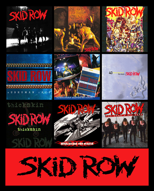 SKID ROW album discography magnet (3.5