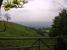 Photo 6x4 View from Spring Hill Lower Tysoe The footpath along the Edge H c2007