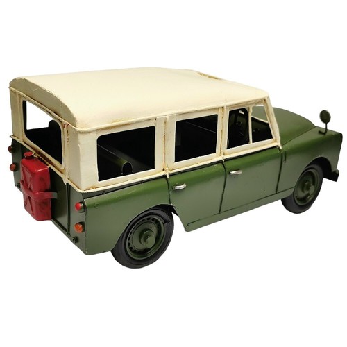 Modellauto DSCHUNGEL JEEP Geländewagen Auto olivgrün Blechauto Blech - Bild 6 von 9