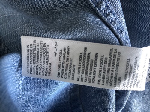Ladies Fat Face Denim Shirt UK 10 Blue - Picture 13 of 14