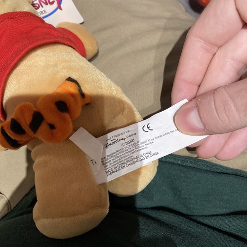 Disney Bean Bag Plush - TIGGER AS POOH (Winnie the Pooh) (8 inch) - Mint - Picture 5 of 5