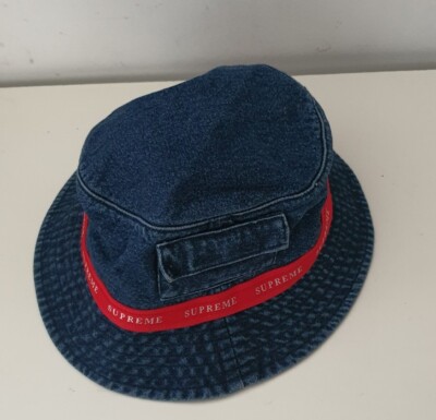 FW19 Supreme Jacquard Logo Taping crusher S/M Pocket bucket