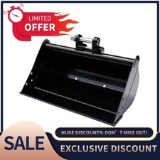 Cheap No Tooth 800mm Flat Plain Bucket for Mini Excavators Digger Attachment