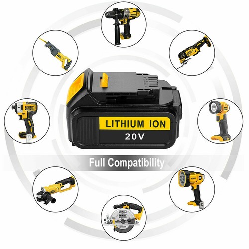 For DEWALT 18Volt XR DCB184 DCB183 DCB182 DCB200 5.0/8.0/9.0Ah Battery 20V Pack - Picture 8 of 17