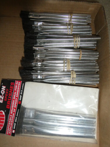 Large Lot of RC or Hobby EZ-On Epoxy Brushes NOS