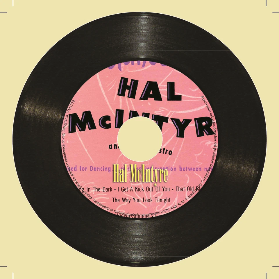 HAL MCINTYRE CD Vintage Dance Orchestra / Idian Summer , Deep Purple , Dancing - Image 3 of 3