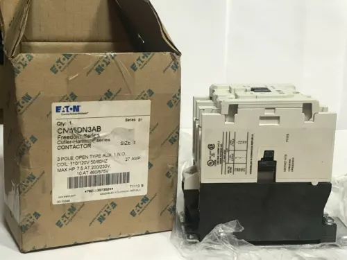 Eaton CN15DB3AB Freedom Series Contactor 3P Open 110/1120v 50/60 320KGS2