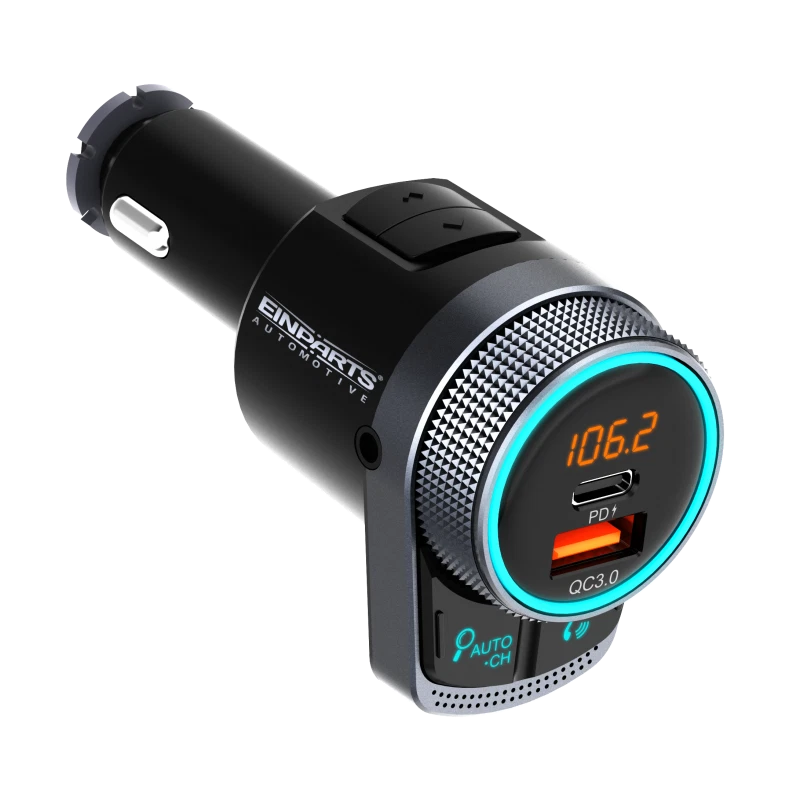 Transmitter FM Drahtlos UKW-Sender Bluetooth 5,1 Radio Auto Player 2xUSB QC 3,0 - Bild 3 von 4