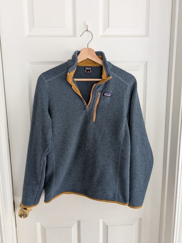 PATAGONIA Better Sweater 1/4 Zip Fleece Pullover, Kids Size XXL 16-18 Blue - Picture 1 of 5