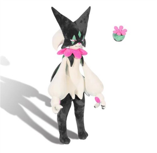 Bambola di peluche 1:1 Meowscarada giocattolo imbottito anime peluche gigante cuscino regalo cosplay - Foto 3 di 6