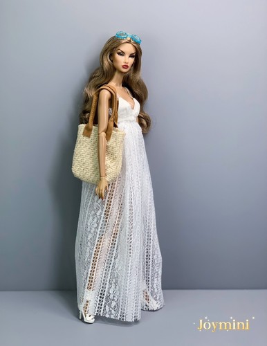 Dress For 11.5'' Fashion Doll Long Dress FR Fashion Royalty Nuface Silkstone 1/6 - Picture 15 of 16
