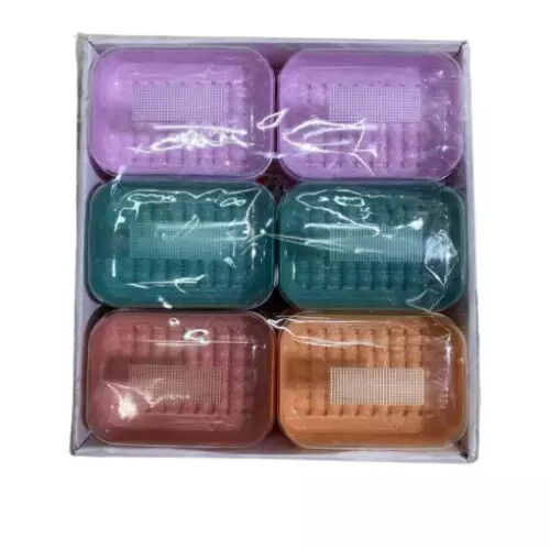 BOÎTE À SAVON PORTE-SAVON PLASTIQUE POUR SALLE DE BAIN VOYAGE RECTANGULAIRE - Bild 1 von 1