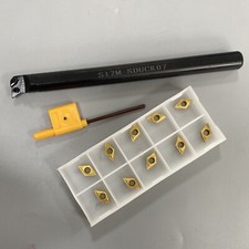 1/2 Lathe Boring Bar Turning Tool Holder SDUCR07 12mm+ DCMT070204 Carbide Insert