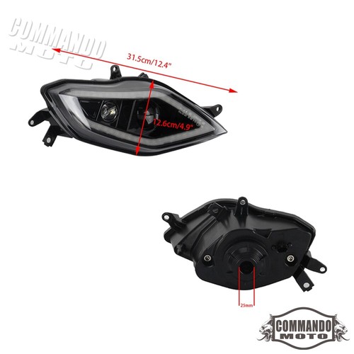 Brighter DOT Motorcycle LED Headlight Assembly w/ DRL for BMW S1000XR 2014-2019 - Picture 7 of 8