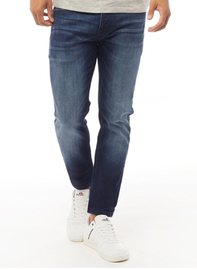 Bench Mens Davies Skinny Fit Jeans Indigo Denim UK WAIST 34 LEG 30