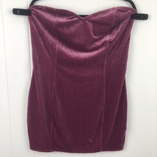 Urban Outfitters Womens Diana Velvet Tube Dress X-Large
