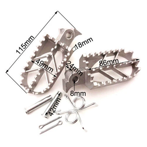Motorcycle & Scooter Foot Controls, Pedals & Pegs