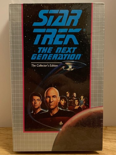 Star Trek The Next Generation VHS The Big Goodbye / Datalore Sealed New - Picture 1 of 2