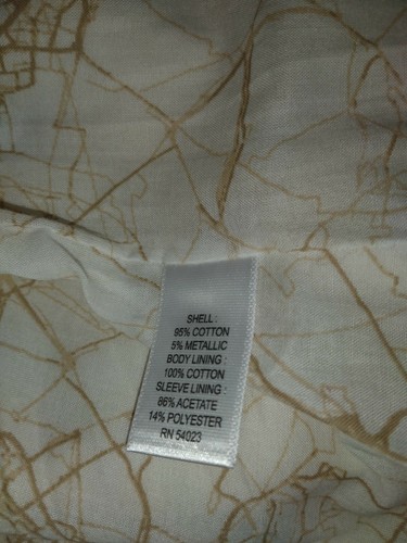 Banana Republic Long Sleeve Beige Tan Military Style Trench Coat Jacket Sz Small - Picture 4 of 12