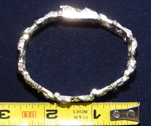 Vintage Juhls Sterling Silver 925 Modernist Tundra Bracelet made in Norway - Picture 9 of 12
