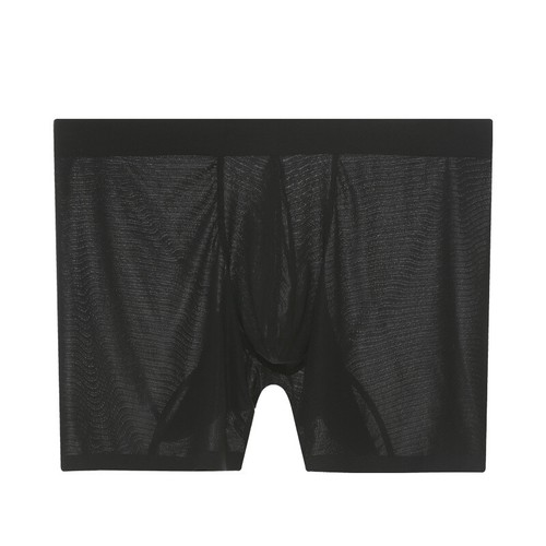 Calzoncillos boxer de pierna larga transpirables para hombre ropa interior de seda helada EE. UU. - Imagen 29 de 30