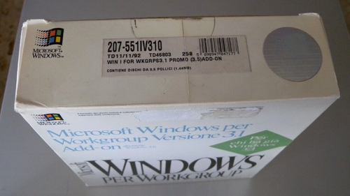 MICROSOFT WINDOWS per WORKGROUP VER 3.1 ADD-ON-INFORMATICA - Photo 3/4