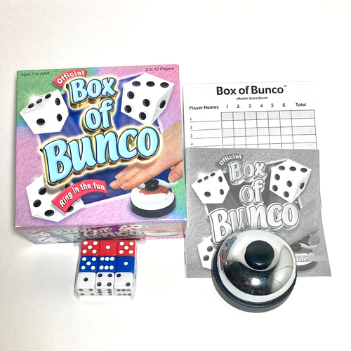Box of Bunco Dice Game By Winning Moves - 2004 Ed - Complete - Picture 3 of 11