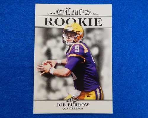 Joe Burrow 2020 LEAF Exclusive #2(02) Only 5000 Made! Rare Rookie Card NEAR MINT - Picture 1 of 2