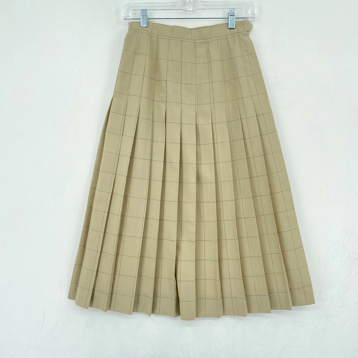 Burberry pleated top skirt womens