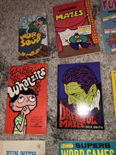 Lot of 12 Vintage Books 1980s - Activity Easy Mazes. Garfield And More  - Picture 4 of 6