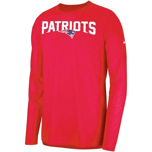 New England Patriots Shirt Nike Long Sleeve Dri Fit NFL Men's XL X-Large - Picture 1 of 2