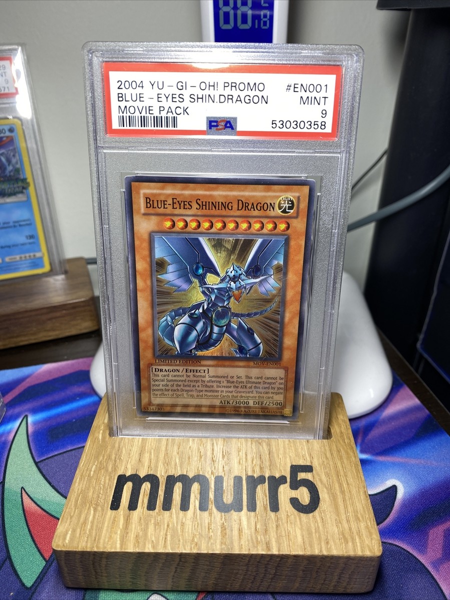 遊戯王 青眼の光龍 psa9 MOV-EN001 Yu-Gi-Oh! Blue Eyes Shining Dragon Limited Edition MOV-EN001