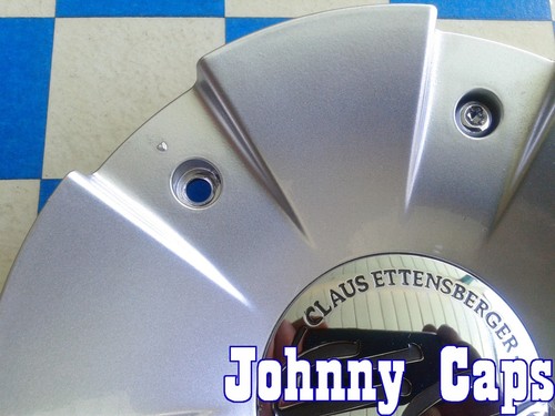 CEC Wheels SILVER Center Caps # C-858-CAP Custom Wheel Center Cap (1) - Picture 5 of 9