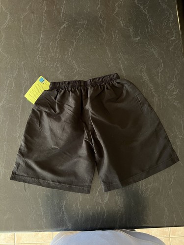 Girls Boys Unisex Beleza Black School Shorts Size 12 NWT - Picture 2 of 2