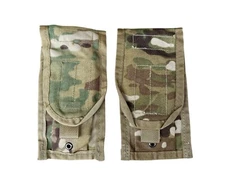 2 Pack USGI Army MOLLE DOUBLE 2 MAG 30 Round Magazine Pouch Multicam / OCP