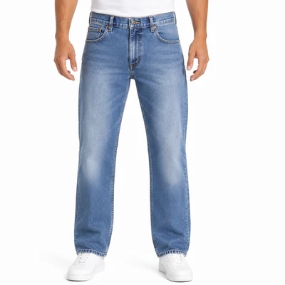 Wrangler Retro Slim Straight Jeans W30 L30 Herren Hellblau Stretch Denim Hose - Bild 1 von 4
