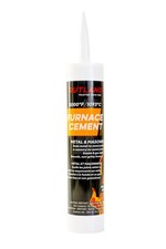 Rutland Products Black, 10.3 fl oz Cartridge Furnace Cement, 10