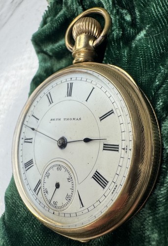 Reloj Bolsillo Antiguo GP Seth Thomas Tipo 3 Modelo 1 Grado 55 11j 18s 18 - Imagen 3 de 20