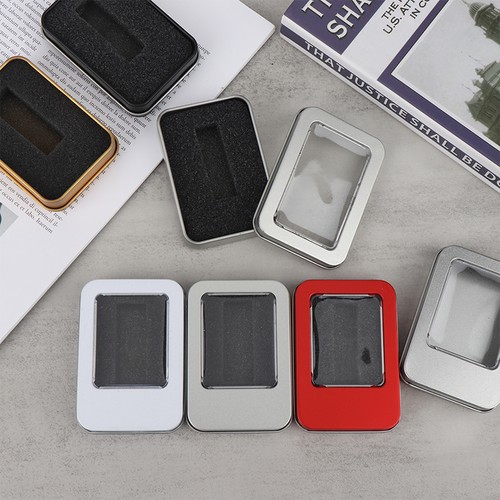 Tinplate U Disk Small Square Box Badge Gift Metal Packaging Box U Disk Large _pu - Zdjęcie 11 z 16