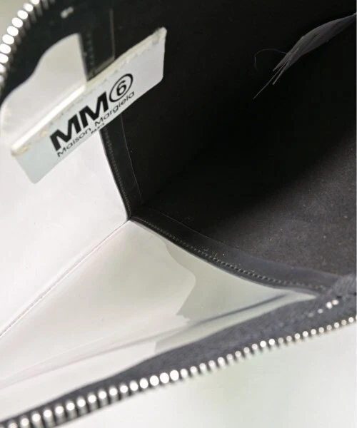 MM6 Bolso Clutch Mujer Vintage Usado Marrón Cuero Accesorios B Foto 3 de 4