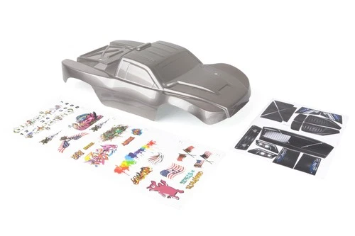 Custom Body Metallic Gray for Traxxas Slash 1/10 1:10 Scale Shell Cover
