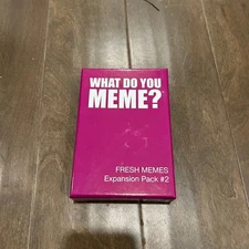 What Do You Meme? Fresh Memes Expansion Packet #2 COMPLETE 100%