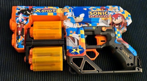 X-Shot SKINS Dread Dart Blaster - Sonic the Hedgehog by ZURU Sonic Team Open Box - Picture 4 of 4