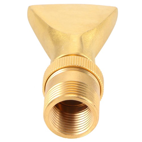 Boquilla de fuente de agua de chorro de ventilador ajustable de latón para aspersor de estanque G1/2 G3/4 - Imagen 6 de 12