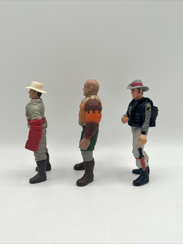 Jurassic Park Action Figure Lot Of 3 Kenner 1993 T-Rex Turner, Skinner, Dr Grant - Picture 2 of 21
