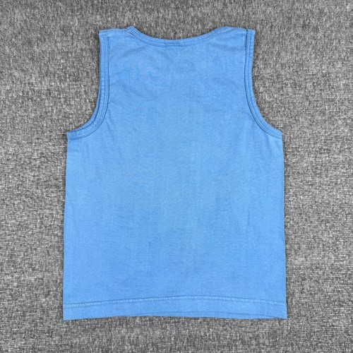 Vintage Hana Paa Legends Hawaiian Tank Top Womens XS Blue Ocean Babydoll Nature - Picture 4 of 7